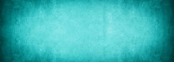 Dark Green Blue Turquoise Stone Concrete Paper Texture Background Panorama — Stock Photo, Image