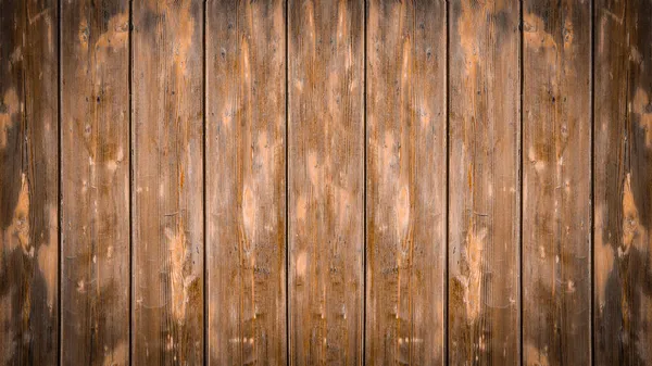 Old Brown Rustic Weathred Dark Grunge Wooden Timber Table Wall — Stock Photo, Image