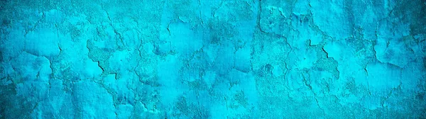 Abstract Grunge Blue Turquoise Color Colored Painted Watercolor Stone Plaster — Stock Photo, Image