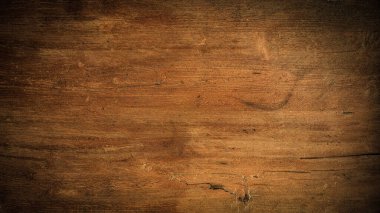 Eski kahverengi kırsal köhne eskimiş koyu renk ahşap ahşap ahşap masa döşeme tahta döşeme dokusu - ahşap arka plan pankartı üst görünüm