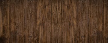 Eski kahverengi kırsal köhne eskimiş koyu renk ahşap ahşap ahşap masa döşeme tahta döşeme dokusu - ahşap arka plan pankartı üst görünüm