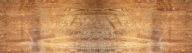 Eski kahverengi kırsal ışık parlak ahşap masa tabanı parke döşeme kaplama döşeme dokusu - ahşap arka plan panorama uzun panorama afişi