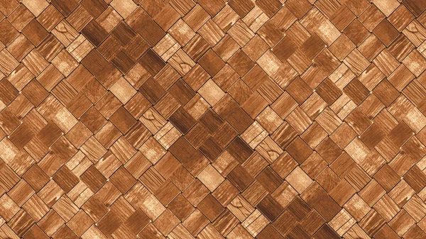 Barna Fából Készült Kockák Textúra Háttér — Stock Fotó