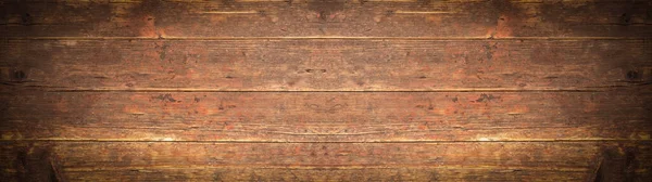 Alt Braun Rustikal Verwittert Dunkel Grunge Holz Tisch Wand Dielenboden — Stockfoto