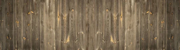 Old Brown Rustic Weathred Dark Grunge Wooden Timber Table Wall — Stock Photo, Image