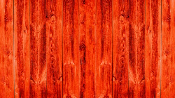 日积月累的旧红色粉刷过的彩色木板墙板地板质感 木制背景顶视图 — 图库照片