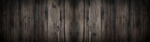 Old Brown Rustic Weathred Dark Grunge Wooden Timber Table Wall — Stock Photo, Image