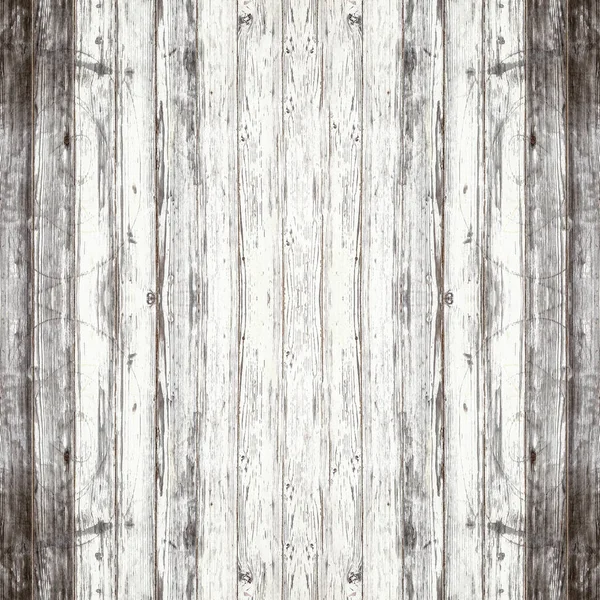Starý Bílý Ošuntělý Malované Exfoliate Rustikální Jasné Světlo Dřevěný Stůl — Stock fotografie