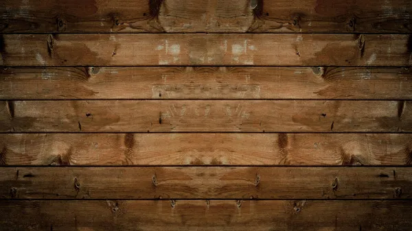 Starý Hnědý Venkovský Weathred Tmavý Grunge Dřevěné Dřevo Stůl Zeď — Stock fotografie