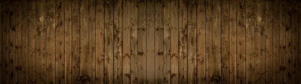 Old Brown Rustic Weathred Dark Grunge Wooden Timber Table Wall — Stock Photo, Image