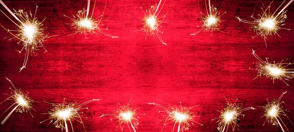 Silvestr Silvestr Party Slavnostní Sváteční Pozadí Banner Blahopřání Abstraktní Červené — Stock fotografie