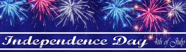 Independence Day 4Th July Background Banner Panorama Festive Celebration Holiday — Stock Photo, Image