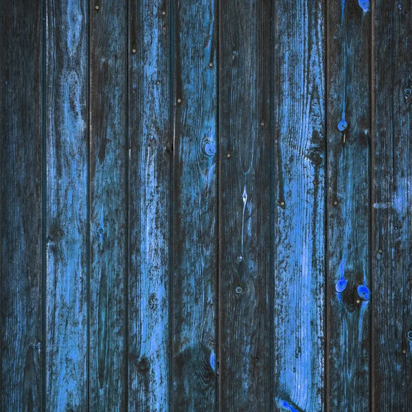 Abstrait Grunge Rustique Vieux Bleu Peint Couleur Bois Panneau Mur — Photo