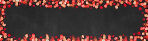 Weihnachten Advent Hintergrund Banner Panorama Vorlage Draufsicht Des Rahmens Aus — Stockfoto