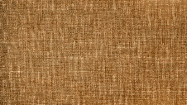 Caramel Marron Lin Coton Naturel Texture Textile Fond — Photo