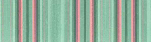 Różowa Mięta Zielony Paski Naturalna Bawełna Len Tekstylia Tekstura Tło — Zdjęcie stockowe