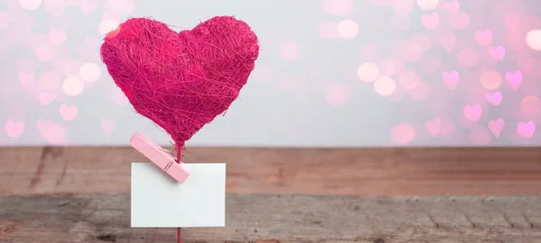 San Valentín Amor Boda Cumpleaños Fondo Banner Tarjeta Felicitación Corazón — Foto de Stock
