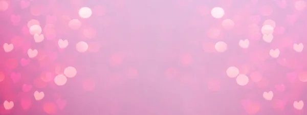 Сердца Абстрактного Фона Красных Цветах Изолированные Розовой Текстуре Happy Valentine — стоковое фото