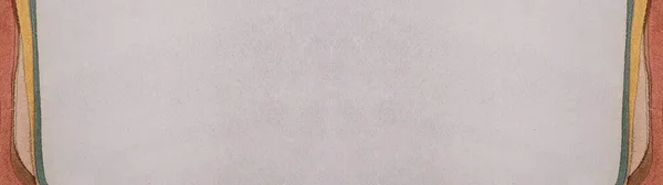 Cuir Rustique Gris Blanc Fond Bannière Panorama Long — Photo