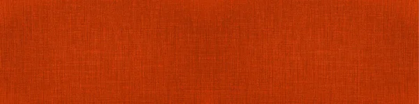 赤オレンジ色の天然コットンリネンのテクスチャの背景バナーパノラマ火災 — ストック写真