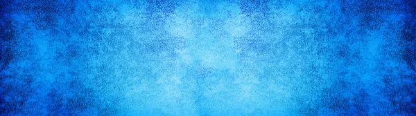 Blue Abstract Rustic Leather Texture Background Banner Panorama — Stock Photo, Image