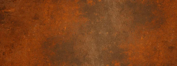 Grunge Enferrujado Arranhado Laranja Marrom Metal Corten Aço Pedra Fundo — Fotografia de Stock