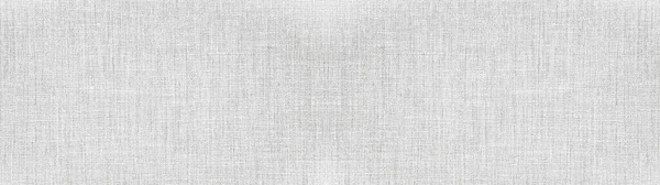 Grau Weiß Hell Natürliche Baumwolle Leinen Textil Textur Hintergrund Banner — Stockfoto