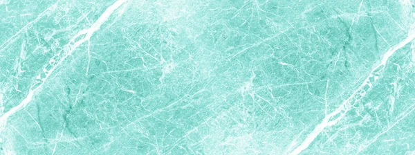 Aquamarine Turquoise Blanc Abstrait Marbre Granit Naturel Texture Fond Bannière — Photo