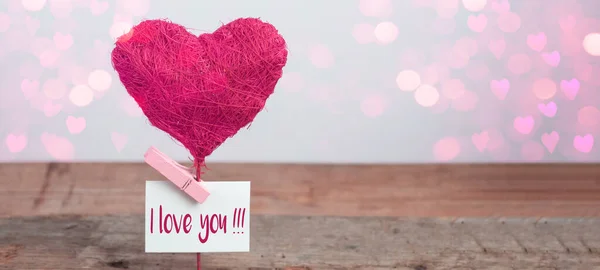 San Valentín Amor Boda Cumpleaños Fondo Banner Tarjeta Felicitación Corazón —  Fotos de Stock