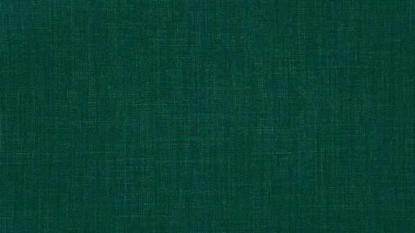 Dark Green Natural Cotton Linen Textile Texture Background — Stock Photo, Image