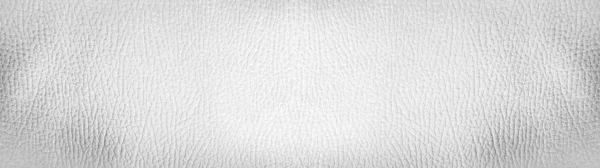 White Gray Rustic Leather Background Banner Panorama Long — Stock Photo, Image