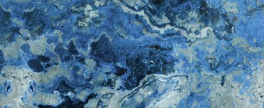 Mavi soyut mermer granit doğal taş dokusu arka plan panoraması