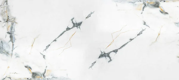 Marbled Background Banner Panorama High Resolution White Grey Gray Carrara — Stock Photo, Image