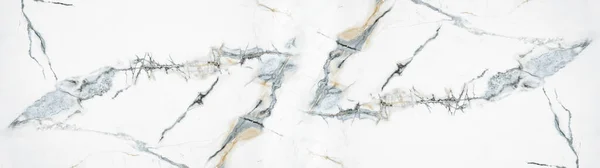 Grijs Grijs Wit Abstract Marmer Graniet Natuursteen Textuur Achtergrond Banner — Stockfoto