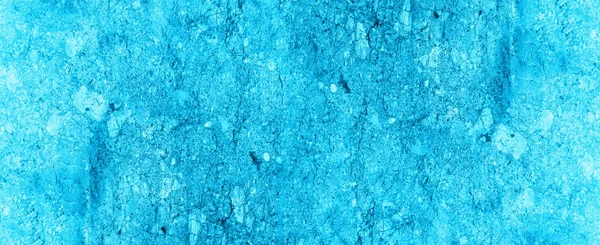 Blauw Wit Abstract Marmer Graniet Natuursteen Textuur Achtergrond Banner Panorama — Stockfoto