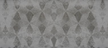 Eski gri, beyaz, eski püskü, döküntü, mozaik, duvar kağıdı, beton beton, duvar dokusu, eşkenar dörtgen elmas, pastil kare baskılı.