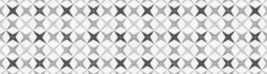 Kusursuz grunge gri beyaz beton çimento eski duvar kağıdı döşeme mozaik mozaik desen dokusu kare eşkenar dörtgen pastil yıldız motifli arka plan panorama
