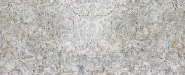 Eski beyaz gri gri, paslı, eski püskü, zarif çiçek yaprakları, çiçek yamama motifleri taş beton, duvar kağıdı, duvar kâğıdı desenli arka plan afişi.