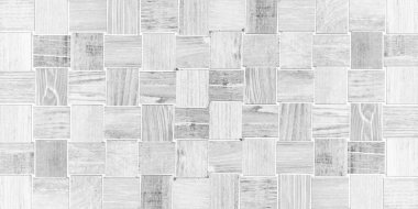 Beyaz renkli kare tahta karolar duvar dokusu arka planı