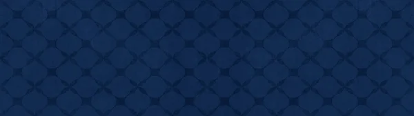 바다없는 모티프 현수막 파노라마 마름모 무늬가 고전적 콘크리트 시멘트 — 스톡 사진