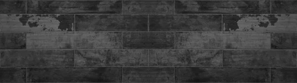 Black Anthracite Dark Gray Grey Brick Tiles Wall Texture Wide — Stock Photo, Image