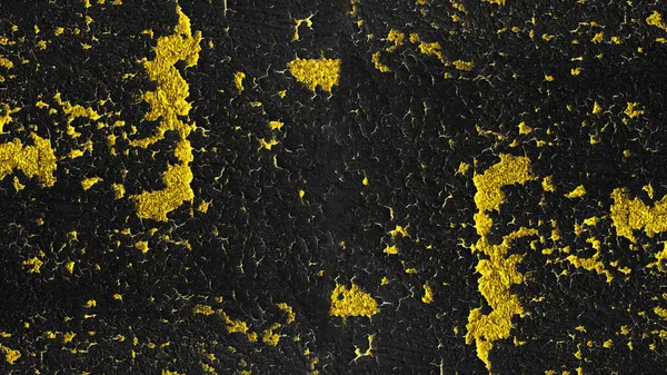 Black Golden Festive Rustic Grunge Abstract Exfoliated Painted Spotted Texture — Stock Photo, Image