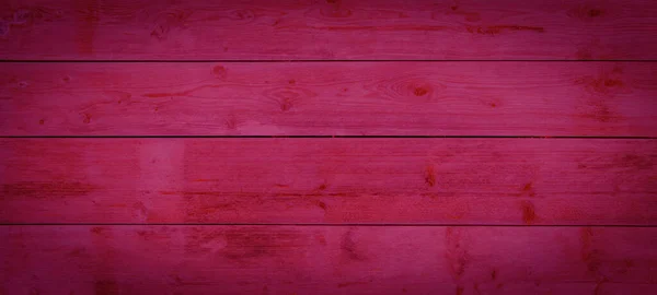 Абстрактная Старая Магента Розового Цвета Деревянная Фактура Деревянный Фон Панорамный — стоковое фото