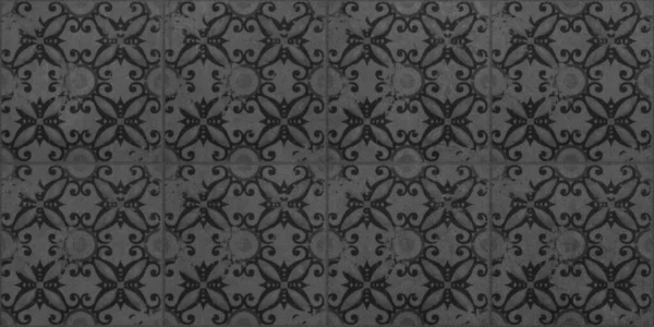 Bezwzględny Grunge Czarny Antracyt Beton Kamień Cement Kwadratowy Mozaika Płytki — Zdjęcie stockowe