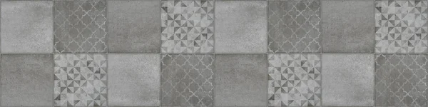 Šedá Bílá Jasný Grunge Bezešvé Retro Retro Geometrické Náměstí Mozaika — Stock fotografie