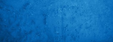 Soyut koyu mavi beton taş kağıt doku arkaplan pankartı