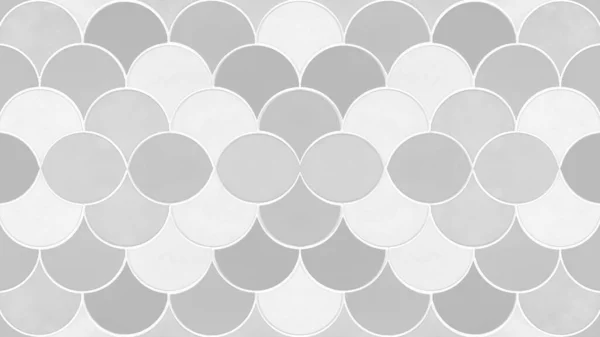 Gray Grey White Seamless Grunge Abstract Mermaid Scales Pattern Mosaic — Stock Photo, Image