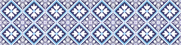 Płytki Cementowe Liści Romb Diament Kwadratowy Mozaika Tekstura Tło Baner — Zdjęcie stockowe