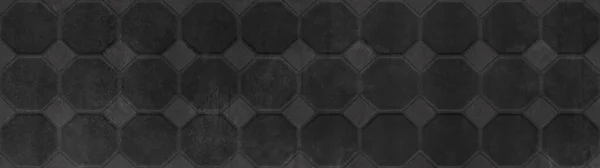 Černý Antracit Tmavý Grunge Bezešvé Beton Kámen Dlaždice Cement Textura — Stock fotografie