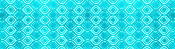 Seamless Geometric Abstract Turquoise Aquamarine Colorful Paper Textile Tile Wallpaper — Stock Photo, Image